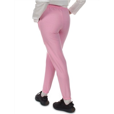 QB65 PINK Брюки спортивные женские (95% хлопок, 5% спандекс)