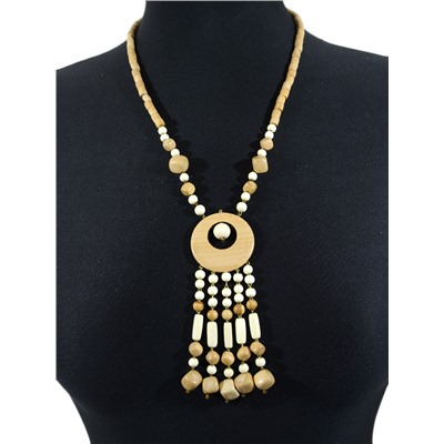 Бусы из дерева Сатурн, 55см