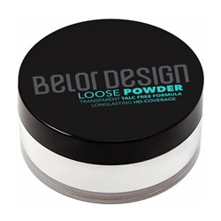 Пудра для лица рассыпчатая "Belor Design" тон: 1, универсальный (10327480)