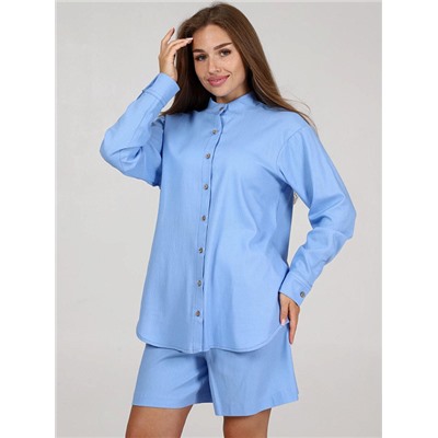 Рубашка Юдора голубой ИвК