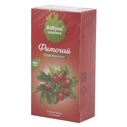 Фиточай Азбука Здоровья С шиповником 20 шт