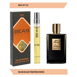 Парфюм Beas Killian Black Phantom Unisex U722 10 ml, Парфюм унисекс Beas U722 создан по мотивам аромата Killian Black Phantom