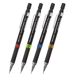 Карандаш авто 0,5мм BRAUBERG Ring черный корпус ластик 181418/12/Китай