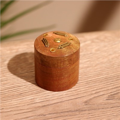 Подставка под благовония, 3.5×3.5×3.5 см, дерево шишам