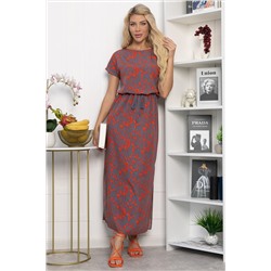 Платье Мэри (серое) П13881-12М