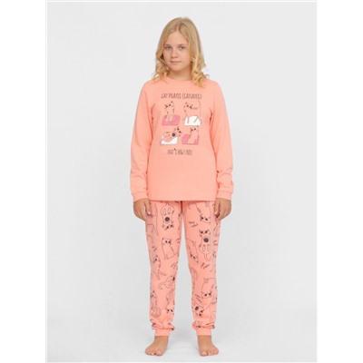 Пижама для девочки Cherubino CSJG 50105-28 Коралловый Baby Boom