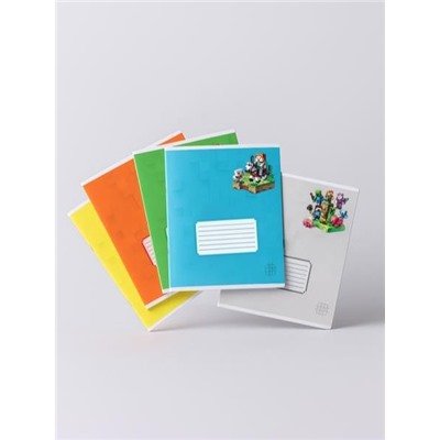 Тетрадь А5 "My Game", 12 л, клетка, обл. 190 г/м2+ВД-лак, mix