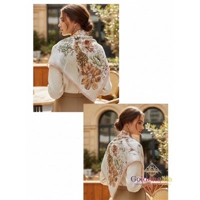 Платок из натурального шелка "Нежность прикосновения" Арт В1057/08