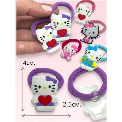 Резинки детские для волос (кити) 2 шт РД8 тип 6