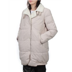 S24-236 BEIGE Куртка демисезонная женская (100 гр. холлофайбер)