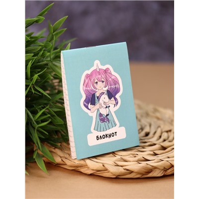 Блокнот А7 Аниме "I'm unique unicorn girl"