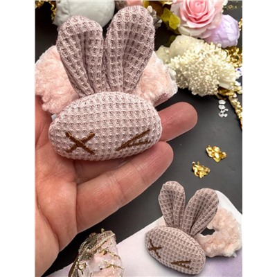 Резинка для волос меховая "Зайка" РД6 модель 3