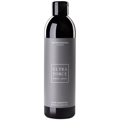 TNL MEN ULTRA FORCE Шампунь с черным углем 400 мл