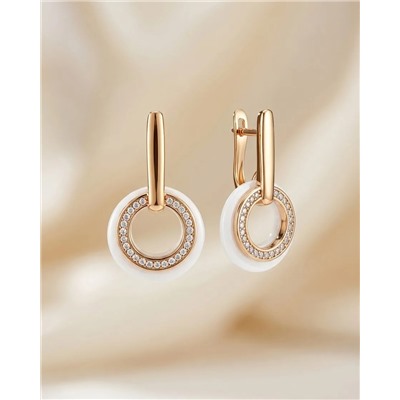 Серьги с керамикой