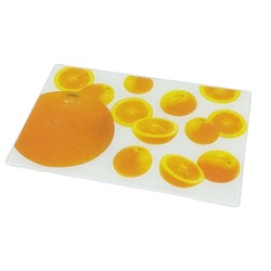 Доска разделочная SWEET Home № 34 стекло Апельсин 20*30см (24) оптом