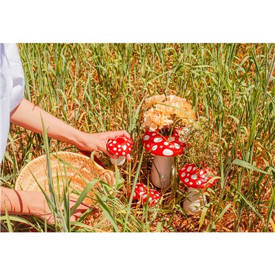 Ваза для цветов Amanita, 15 см