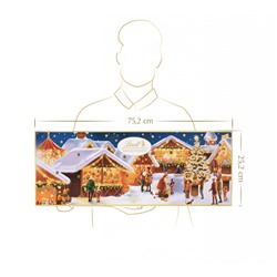 Lindt Weihnachtsmarkt 2025 Adventskalender 250g, Линдт Адвент-календарь, 24 сладких сюрприза, 75см х 25см, 250 г