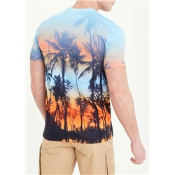 Florida Palm Print T-Shirt