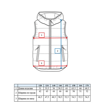 Жилет для девочки