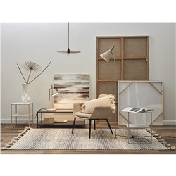 Светильник подвесной Vinger, Ø42х8 см, бежевый