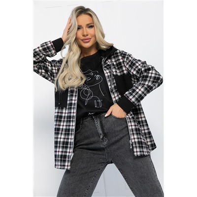 Рубашка Больше чем стиль (черная) Б12946М