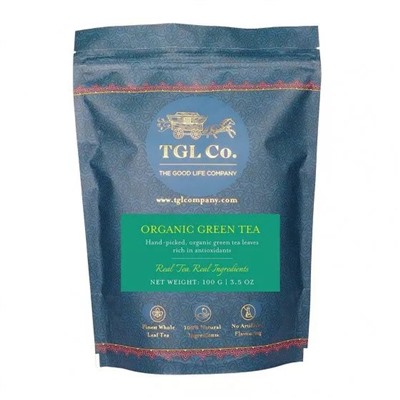 Органический зеленый чай (100 г), Organic Green Tea, произв. TGL Co.