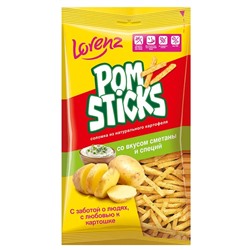 Картоф.соломка Pomsticks со сметаной 100гр.1/20