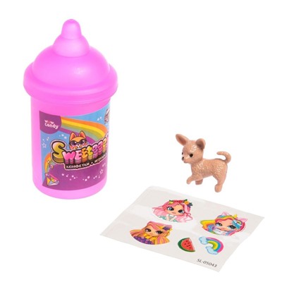Набор Sweeteees, игрушка в красивой баночке, МИКС, уценка (нет конфет)