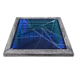 Столешница SHT-ТT6 80/80 ДУБ/LED
                        черный белая патина / led
