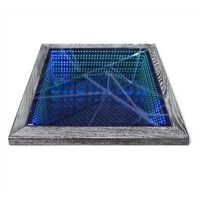 Столешница SHT-ТT6 80/80 ДУБ/LED
                        черный белая патина / led