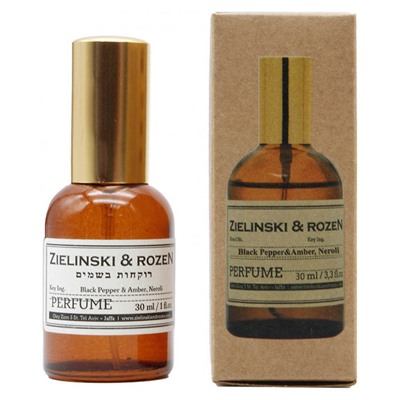 Z & R Black Pepper & Amber, Neroli Unisex 30 ml
