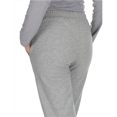 Q-03 GRAY Брюки спортивные женские (85% хлопок, 15% полиэстер)