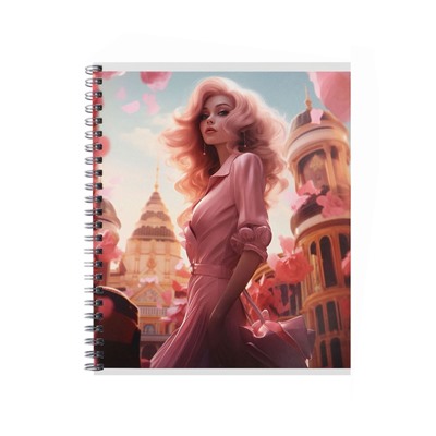 Тетрадь 80л кл на гребне Glamour , обл мел карт, бл офс
