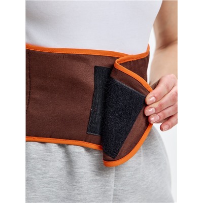 Пояс-корсет согревающий из верблюжьей шерсти с магнитными вставками и медной нитью