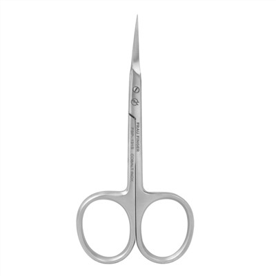 Frau Finger Ножницы маникюрные для кутикулы изогнутые / Professional FSP-131SLIMDP, матовые, ручная заточка, 10 см