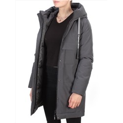 8802 DARK GRAY Пальто зимнее женское CLOUD LAG CAT  (200 гр. холлофайбер)