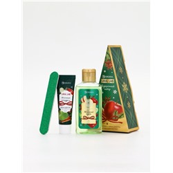 URAL LAB Арома Саунд Набор гель для душа, крем для рук и пилка для ногтей, яблоко