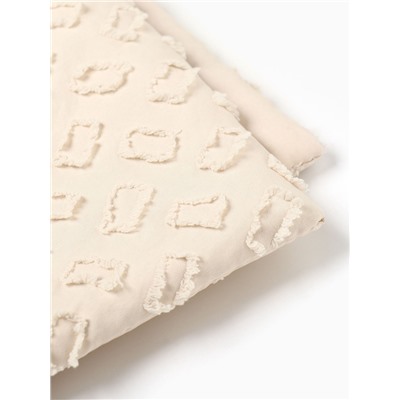 Покрывало LoveLife Tufting: Квадрат цв.бежевый, 150*220±5см, микрофайбер, 100% п/э