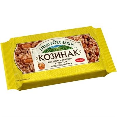 Козинак Liberty Orchards Микс на меду, 120 г/КДВ