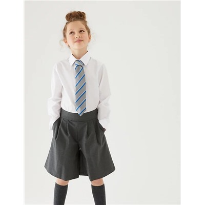 Girls' Pleat Front School Culottes (2-18 Yrs)