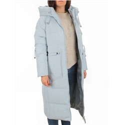 H303 BLUE Пальто зимнее женское (200 гр. холлофайбер)