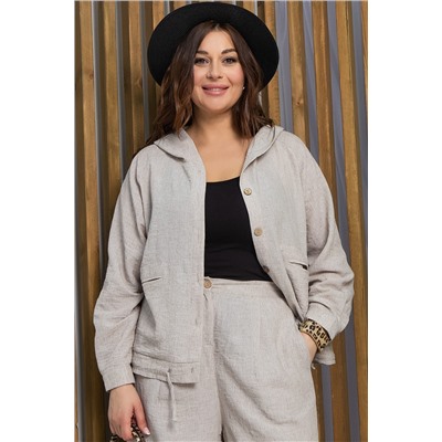 Костюм Луговые цветы (бежевый) К13786-18М