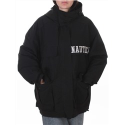 3101 BLACK Куртка демисезонная женская (100 гр. холлофайбер)