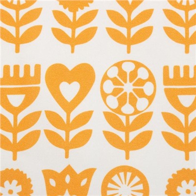 Дорожка на стол Этель Yellow garden 40×149см, 100% хлопок, саржа 190 г/м², белая/жёлтая