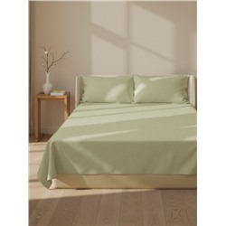 Простыня 1.5 спальная SL Home Modal, 160×235 см, оливковая, модал