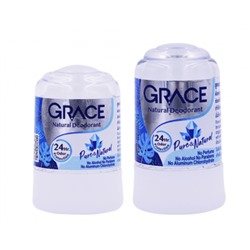 Кристаллический натуральный антибактериальный дезодорант Grace  - Чистый и Естественный, 70 гр