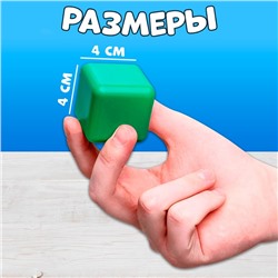 Набор цветных кубиков,16 штук 6 × 6 см