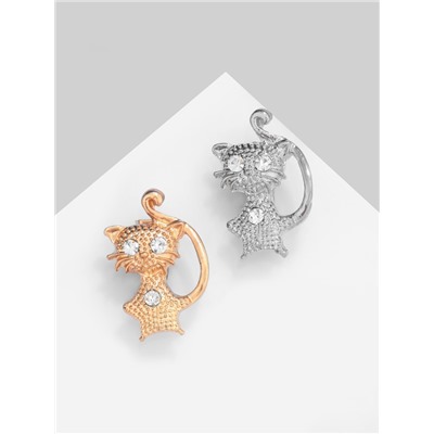 Брошь «Кошка», МИКС