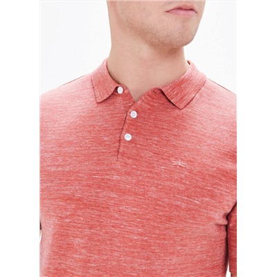 Short Sleeve Space Dye Polo Shirt