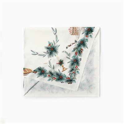 Скатерть новогодняя "Этель" New Years treat 150х110см +/-3см с ВГМО, 100%хл, саржа 190гр/м2